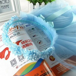 Veo trake za glavu od pređe za djecu Djevojčice Princess Crown Mašna čvor Cvjetne trake za kosu Dječji dodaci za kosu Korejski ručni veleprodaja