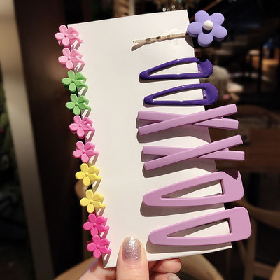 1 set noi fete drăguțe desene animate flori fructe geometrice agrafe de păr dulce agrafe bentiță pentru copii accesorii de păr la modă