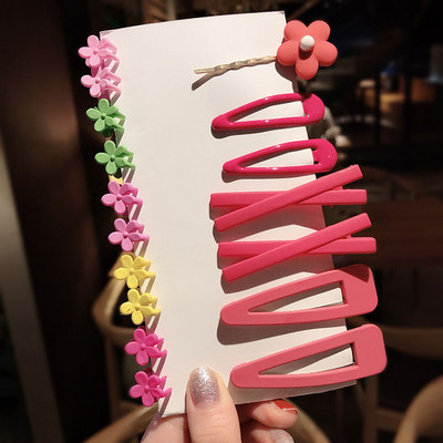 1 set noi fete drăguțe desene animate flori fructe geometrice agrafe de păr dulce agrafe bentiță pentru copii accesorii de păr la modă