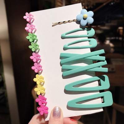 1 set noi fete drăguțe desene animate flori fructe geometrice agrafe de păr dulce agrafe bentiță pentru copii accesorii de păr la modă