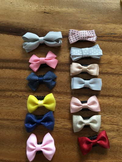 Új dizájn Baby Mini andmade ruha csípős hajkapcsok kicsi hajú gyerekeknek Újszülött lányok hajkiegészítői Baba hajtűk J1901