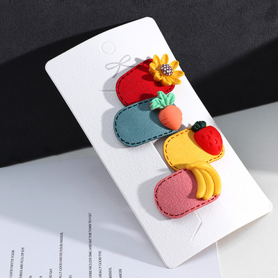 Nova djevojka Slatka ukosnica voće cvijeće slatke ukosnice Baby BB Clip Pokrivala za kosu Dodaci za kosu Dječji crtani ukras Poklon