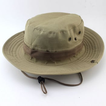 Bob Man Luxury Fisherman Bucket Καπέλο Γυναικείο καπέλο Panama Safari Boonie Καπέλο Καπέλο βαμβακερό Υπαίθριο καλοκαιρινό κυνήγι Αντιηλιακή προστασία