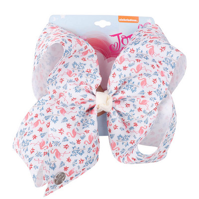 7" Jojo Siwa velike mašne za kosu s otisnutim krafnama za djevojčice Vrpca Flamingo kopča za kosu s velikim čvorom Dječji dodaci za kosu