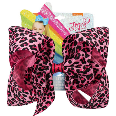 7" Jojo Siwa velike mašne za kosu s otisnutim krafnama za djevojčice Vrpca Flamingo kopča za kosu s velikim čvorom Dječji dodaci za kosu