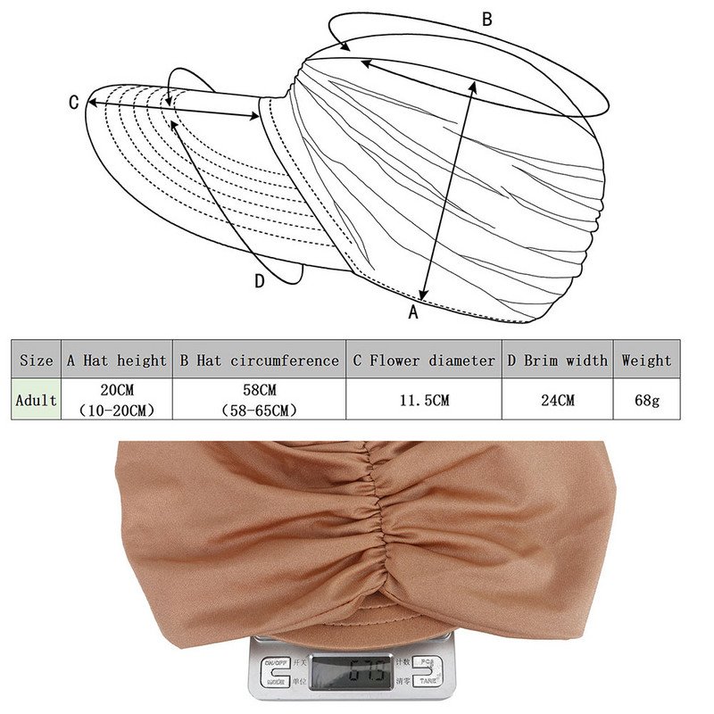 Novi ljetni šešir za plažu 2023. Šeširi za sunčanje s velikim šiltom za žene Vanjski gornji dio s UV zaštitom Prazna sportska bejzbolska kapa