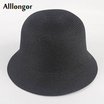 Sklopivi šeširi za sunce Žensko novo ljeto 2023. Štitnik za zaštitu od sunca Slamnati šeširi Panama Beach Bucket Cap Sombreros De Mujer Šeširi za sunce