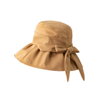 Vasarinė kepurė moterims Panamos kepurės Moteriška žvejo kepurė su lanku Trend Ladies Bucket Kepurės nuo saulės kvėpuojantys dangteliai nuo saulės moterims