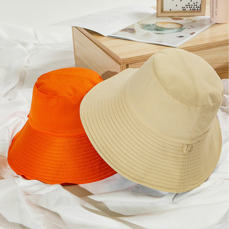 Pălărie cu găleată pe două fețe, pentru femei, pălărie cu găleată Panama, bărbați, femei, șapcă, pălării de pescar, șapcă de vară, culoare solidă, pescuit la soare
