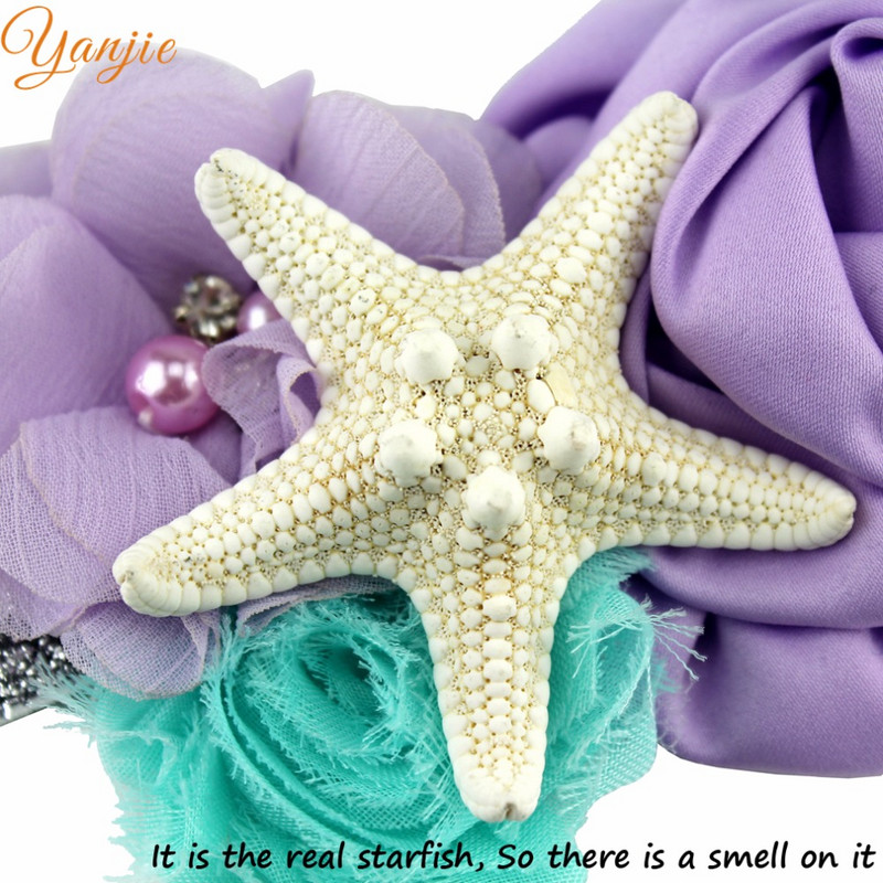 YANJIEBbirthday 2022 Floral Vară/Primăvară Plajă Bentite elastice pentru cap pentru copii DIY Bandeau Bandana Articole pentru cap