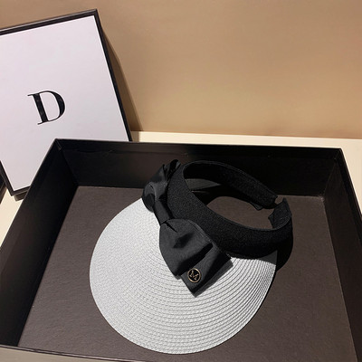 Ljetni šeširi za žene Slamnati šešir Snapback Kpop viziri Šešir za plažu Prazan cilindar Vanjski modni dizajnerski ženski šešir s M slovom za sunčanje