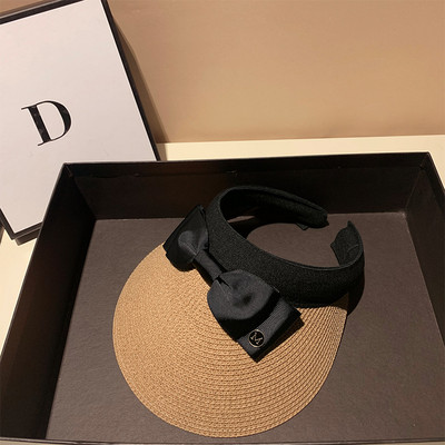 Ljetni šeširi za žene Slamnati šešir Snapback Kpop viziri Šešir za plažu Prazan cilindar Vanjski modni dizajnerski ženski šešir s M slovom za sunčanje