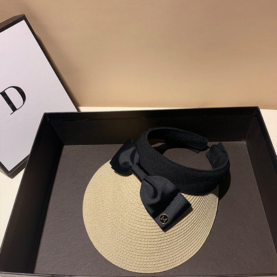 Ljetni šeširi za žene Slamnati šešir Snapback Kpop viziri Šešir za plažu Prazan cilindar Vanjski modni dizajnerski ženski šešir s M slovom za sunčanje