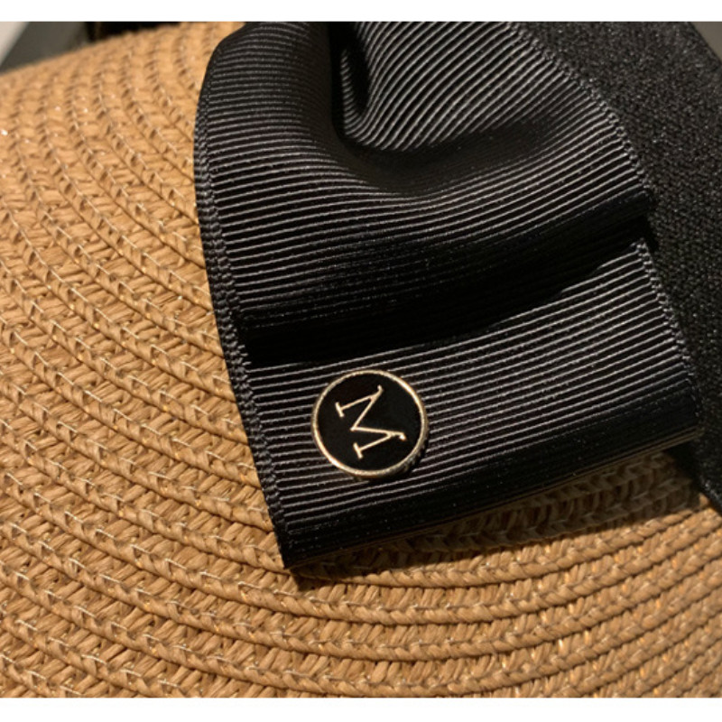 Ljetni šeširi za žene Slamnati šešir Snapback Kpop viziri Šešir za plažu Prazan cilindar Vanjski modni dizajnerski ženski šešir s M slovom za sunčanje