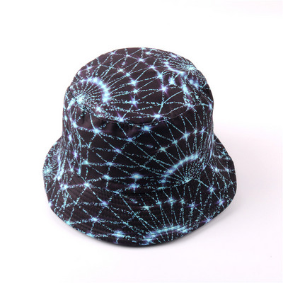 Pălărie cu găleată de vară 2021, cu imprimeu, pălărie de pescar pliabilă pentru femeie, plajă moale, șapcă de soare pentru pescar, bărbat, modă, pălărie cu găleată Panama Soild