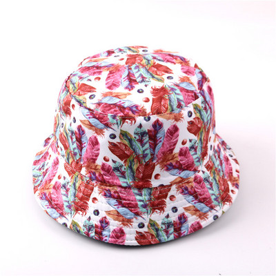 Pălărie cu găleată de vară 2021, cu imprimeu, pălărie de pescar pliabilă pentru femeie, plajă moale, șapcă de soare pentru pescar, bărbat, modă, pălărie cu găleată Panama Soild