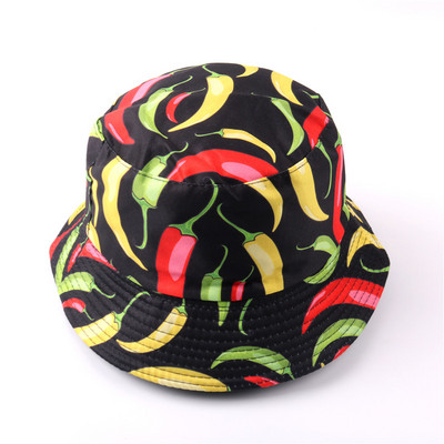 Pălărie cu găleată de vară 2021, cu imprimeu, pălărie de pescar pliabilă pentru femeie, plajă moale, șapcă de soare pentru pescar, bărbat, modă, pălărie cu găleată Panama Soild