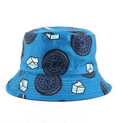 Pălărie cu găleată de vară 2021, cu imprimeu, pălărie de pescar pliabilă pentru femeie, plajă moale, șapcă de soare pentru pescar, bărbat, modă, pălărie cu găleată Panama Soild