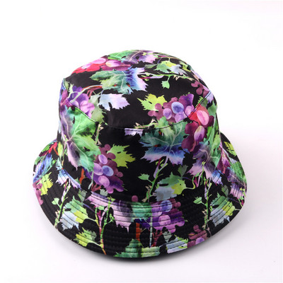 Pălărie cu găleată de vară 2021, cu imprimeu, pălărie de pescar pliabilă pentru femeie, plajă moale, șapcă de soare pentru pescar, bărbat, modă, pălărie cu găleată Panama Soild