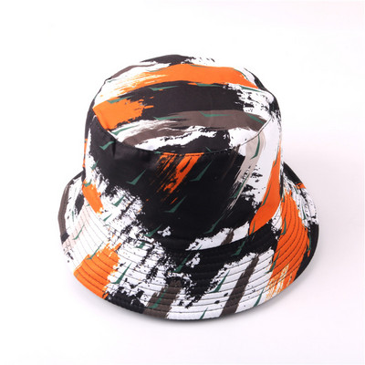 Pălărie cu găleată de vară 2021, cu imprimeu, pălărie de pescar pliabilă pentru femeie, plajă moale, șapcă de soare pentru pescar, bărbat, modă, pălărie cu găleată Panama Soild