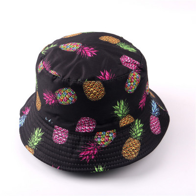 Pălărie cu găleată de vară 2021, cu imprimeu, pălărie de pescar pliabilă pentru femeie, plajă moale, șapcă de soare pentru pescar, bărbat, modă, pălărie cu găleată Panama Soild