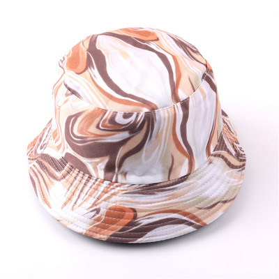 Pălărie cu găleată de vară 2021, cu imprimeu, pălărie de pescar pliabilă pentru femeie, plajă moale, șapcă de soare pentru pescar, bărbat, modă, pălărie cu găleată Panama Soild