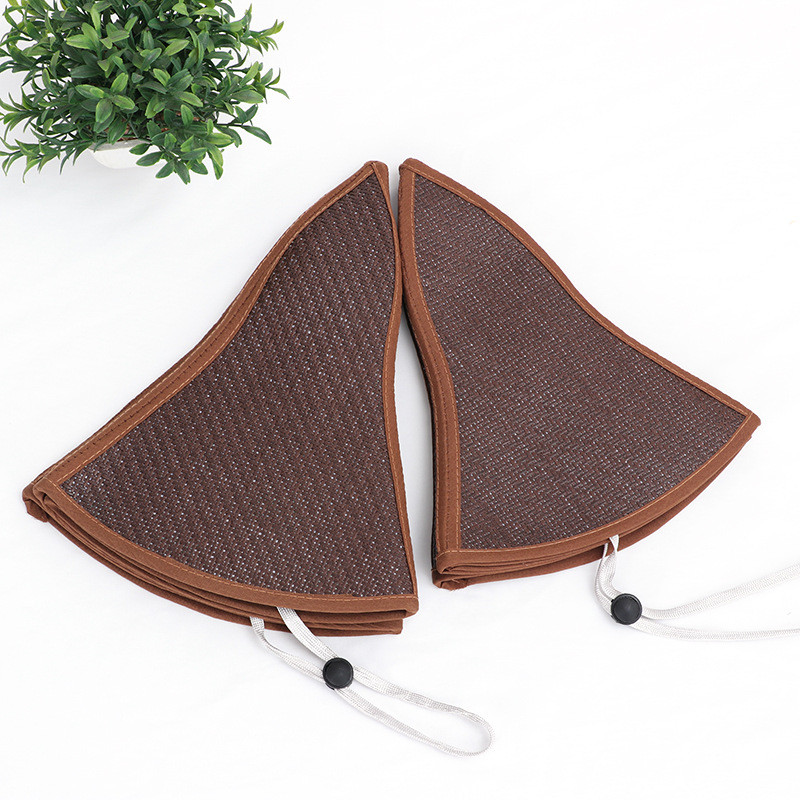 Novi prozračni ženski sklopivi slamnati šešir, modni prijenosni uniseks panama kapa od ratana protiv ultraljubičastog zračenja, muški šeširi sa suncobranom za pecanje