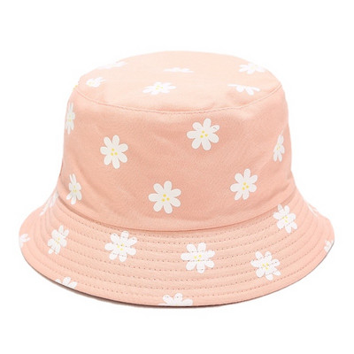Reverzibilni šeširi s cvjetnim printom za zaštitu od sunca Muškarci Žene Ribarska kapa Pamučna panama modna dvostrana šešira protiv sunca