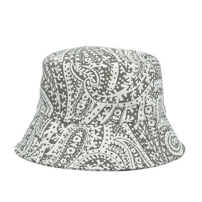 Reverzibilni šeširi s cvjetnim printom za zaštitu od sunca Muškarci Žene Ribarska kapa Pamučna panama modna dvostrana šešira protiv sunca