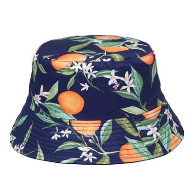 Reverzibilni šeširi s cvjetnim printom za zaštitu od sunca Muškarci Žene Ribarska kapa Pamučna panama modna dvostrana šešira protiv sunca
