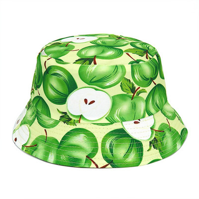 Reverzibilni šeširi s cvjetnim printom za zaštitu od sunca Muškarci Žene Ribarska kapa Pamučna panama modna dvostrana šešira protiv sunca