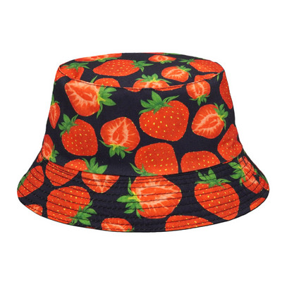 Reverzibilni šeširi s cvjetnim printom za zaštitu od sunca Muškarci Žene Ribarska kapa Pamučna panama modna dvostrana šešira protiv sunca