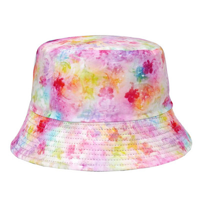 Reverzibilni šeširi s cvjetnim printom za zaštitu od sunca Muškarci Žene Ribarska kapa Pamučna panama modna dvostrana šešira protiv sunca