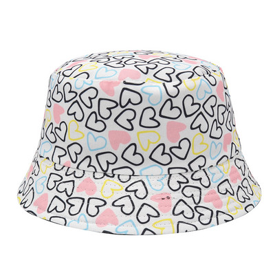 Reverzibilni šeširi s cvjetnim printom za zaštitu od sunca Muškarci Žene Ribarska kapa Pamučna panama modna dvostrana šešira protiv sunca