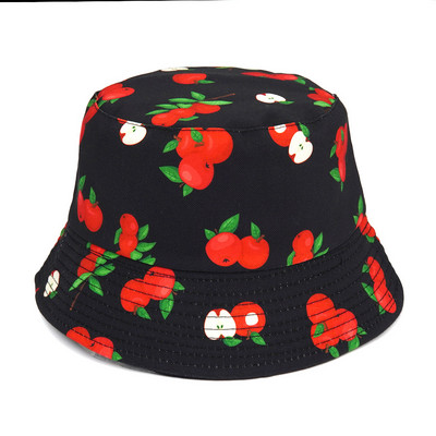 Reverzibilni šeširi s cvjetnim printom za zaštitu od sunca Muškarci Žene Ribarska kapa Pamučna panama modna dvostrana šešira protiv sunca