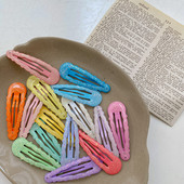 10 kom/set BB kopče s valovima od 5 cm, sjajne ukosnice u boji slatkiša, šarene kopče za kosu, dječje šarene kopče za kosu, dodaci za kosu za djevojčice