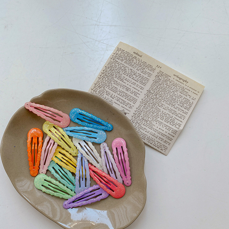 10 kom/set BB kopče s valovima od 5 cm, sjajne ukosnice u boji slatkiša, šarene kopče za kosu, dječje šarene kopče za kosu, dodaci za kosu za djevojčice