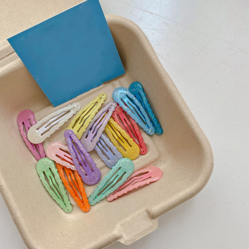 10 kom/set BB kopče s valovima od 5 cm, sjajne ukosnice u boji slatkiša, šarene kopče za kosu, dječje šarene kopče za kosu, dodaci za kosu za djevojčice