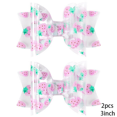 5 vnt. Neperšlampami želė plaukų lankeliai su spaustukais Mieli mergaičių plaukų segtukai, vaikiški blizgantys mazgai, baseino galvos apdangalų priedai