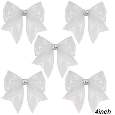 5 vnt. Neperšlampami želė plaukų lankeliai su spaustukais Mieli mergaičių plaukų segtukai, vaikiški blizgantys mazgai, baseino galvos apdangalų priedai