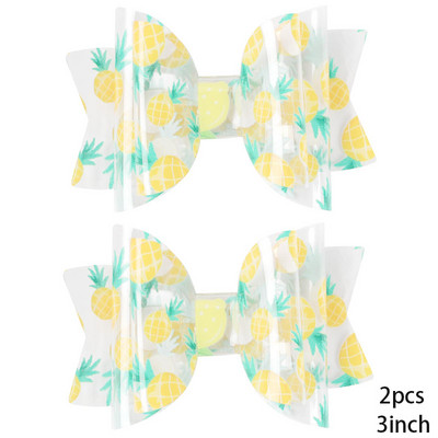 5 vnt. Neperšlampami želė plaukų lankeliai su spaustukais Mieli mergaičių plaukų segtukai, vaikiški blizgantys mazgai, baseino galvos apdangalų priedai