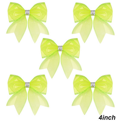 5 vnt. Neperšlampami želė plaukų lankeliai su spaustukais Mieli mergaičių plaukų segtukai, vaikiški blizgantys mazgai, baseino galvos apdangalų priedai