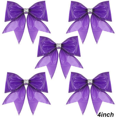 5 vnt. Neperšlampami želė plaukų lankeliai su spaustukais Mieli mergaičių plaukų segtukai, vaikiški blizgantys mazgai, baseino galvos apdangalų priedai