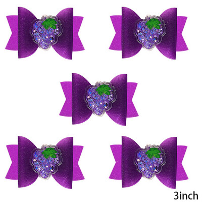 5 vnt. Neperšlampami želė plaukų lankeliai su spaustukais Mieli mergaičių plaukų segtukai, vaikiški blizgantys mazgai, baseino galvos apdangalų priedai