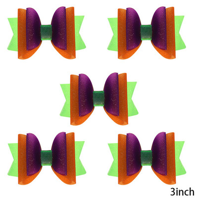 5 vnt. Neperšlampami želė plaukų lankeliai su spaustukais Mieli mergaičių plaukų segtukai, vaikiški blizgantys mazgai, baseino galvos apdangalų priedai