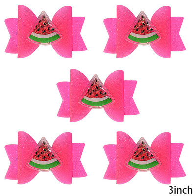 5 vnt. Neperšlampami želė plaukų lankeliai su spaustukais Mieli mergaičių plaukų segtukai, vaikiški blizgantys mazgai, baseino galvos apdangalų priedai