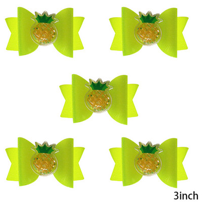 5 vnt. Neperšlampami želė plaukų lankeliai su spaustukais Mieli mergaičių plaukų segtukai, vaikiški blizgantys mazgai, baseino galvos apdangalų priedai