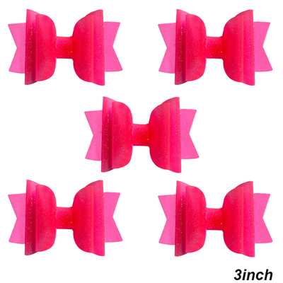 5 vnt. Neperšlampami želė plaukų lankeliai su spaustukais Mieli mergaičių plaukų segtukai, vaikiški blizgantys mazgai, baseino galvos apdangalų priedai