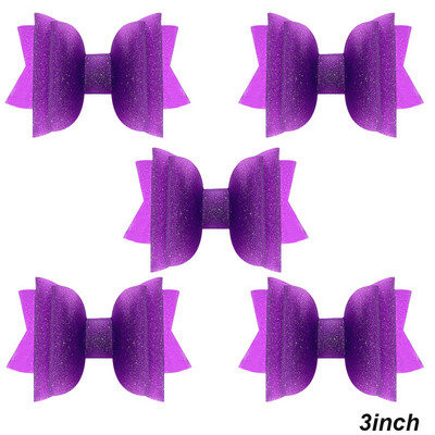 5 vnt. Neperšlampami želė plaukų lankeliai su spaustukais Mieli mergaičių plaukų segtukai, vaikiški blizgantys mazgai, baseino galvos apdangalų priedai