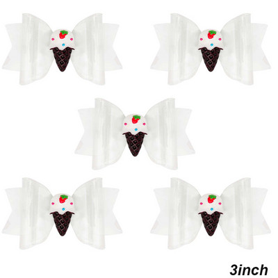 5 vnt. Neperšlampami želė plaukų lankeliai su spaustukais Mieli mergaičių plaukų segtukai, vaikiški blizgantys mazgai, baseino galvos apdangalų priedai